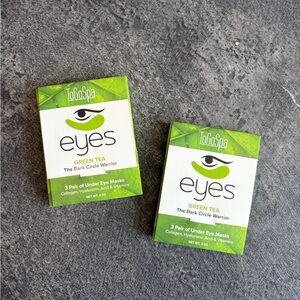 NIB - ToGo Spa Collagen Eye Mask Green Tea for Dark Cirles, 2 boxes 6 pairs